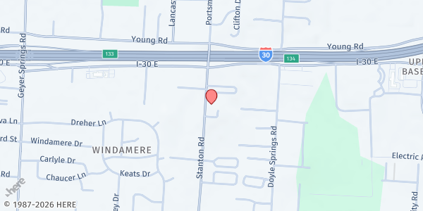 Map showing Good Samaritan Church Naz - LR at 8011 Stanton Rd., Little Rock, AR