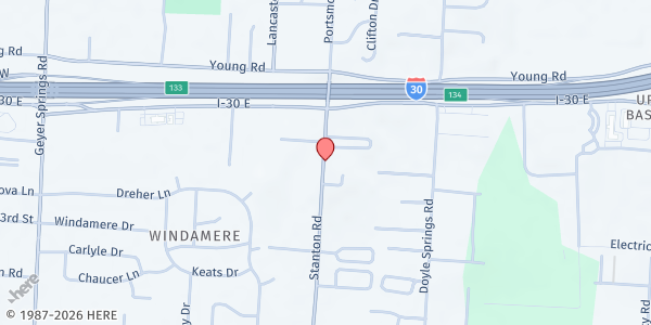 Map showing Good Samaritan Church of Nazarene- Little Rock at 8011 Stanton Rd., Little Rock, AR