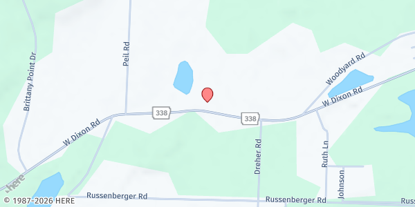 Map showing Primrose UMC at 3006 W. Dixon Rd., Little Rock, AR