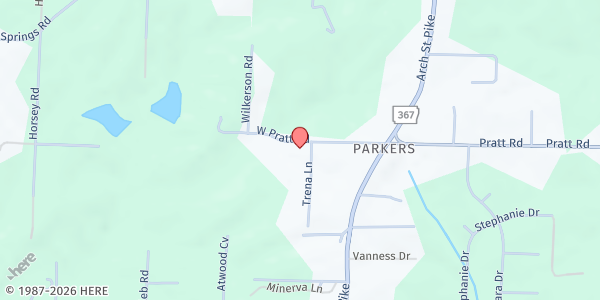 Map showing RETO at 3301 W Pratt, Little Rock, AR