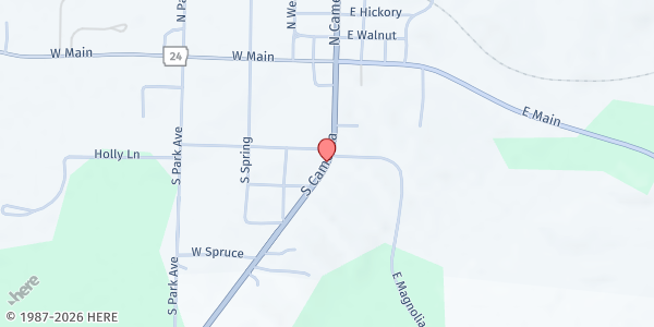 Map showing FBC Lockesburg at 3466 S. Camellia, Lockesburg, AR