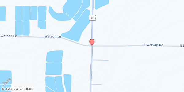 Map showing Brownsville Baptist Church - Lonoke at 44 Watson Ln., Lonoke, AR