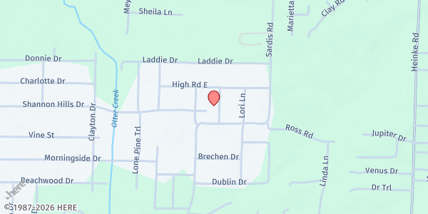 Map showing Let Our Violence End - LOVE Inc. at 14036 Sardis Rd., Mablevale, AR