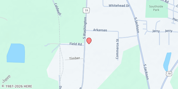 Map showing Abilities Unlimited - Magnolia at 2000 S. Washington St., Magnolia, AR