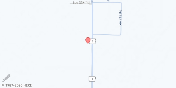 Map showing Friendship Baptist Church Food Pantry at 3744 Hwy 1 S, Marianna, AR