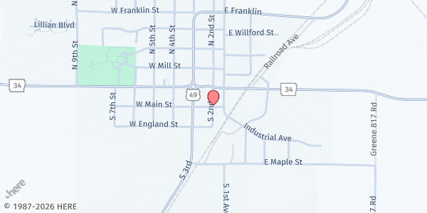 Map showing Good Samaritan Outreach at 210 E. Main St., Marmaduke, AR