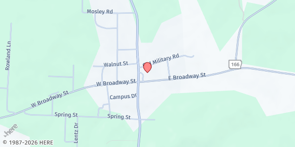 Map showing Maynard Community Center at 34 Mitchell, Maynard, AR