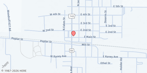 Map showing ARcare - Augusta/McCrory at 103 N. Edmonds Ave., McCrory, AR