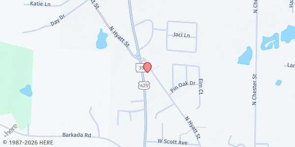 Map showing Tribute of Life at 990 Hwy 425 N, Monticello, AR