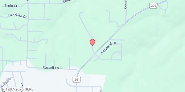 Map showing Kingdom Life Recovery at 18 County Road 458, Mountain Home, AR