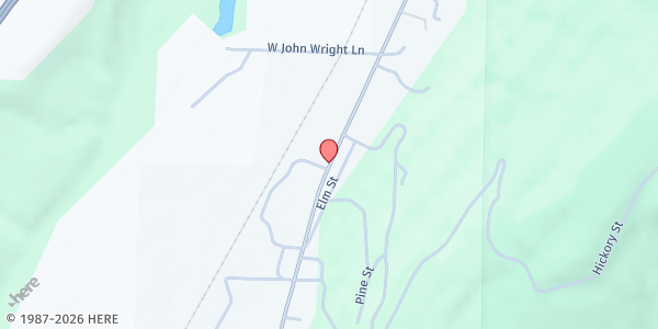 Map showing Mountainburg Senior Activity Center at 101 N. Hwy 71, Mountainburg, AR