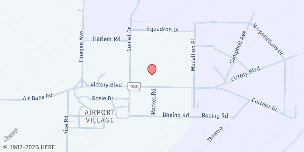 Map showing ASUN Newport - Walton Hall Library at 7648 Victory Blvd., Newport, AR