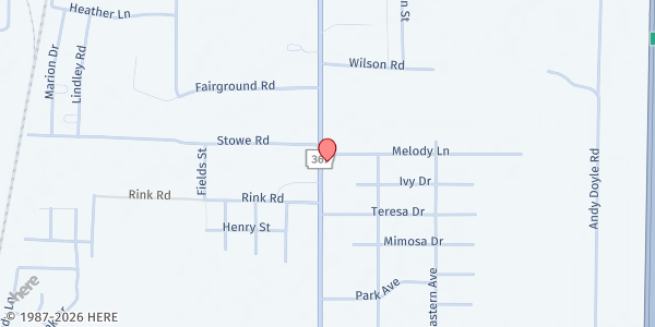 Map showing MANNA FOOD PANTRY at 2720 AR-367, Newport, AR