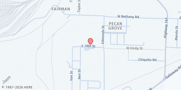 Map showing Glenview PTA - Elementary School at 4901 E 19th, North Little Rock, AR