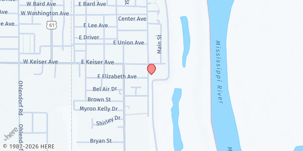 Map showing SHIFT Family Outreach at 619 S Broadway St, Osceola, AR