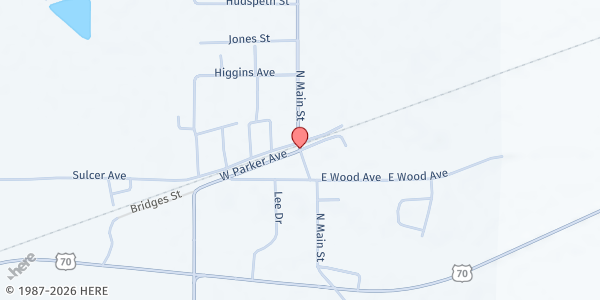 Map showing El Cannon Missionary Baptist Church at 2926 St. Francis 815, Palestine, AR