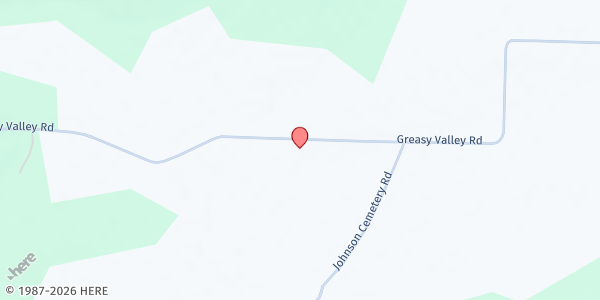 Map showing Harmony AOG at 1324 Greasy Valley Rd., Paris, AR
