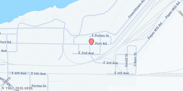 Map showing Old Morning Star Church at 3116 Port Rd., Pine Bluff, AR