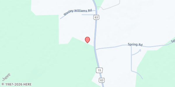 Map showing Mt. Olivet United Methodist Church at 8950 US-63, Rison, AR