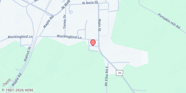 Map showing Rison UMC Food Pantry at 800 S Main St, Rison, AR