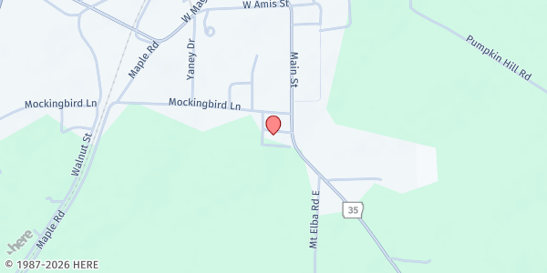 Map showing Rison UMC Food Pantry at 800 S. Main St., Rison, AR