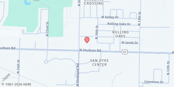 Map showing CARE Community Center - Root Cellar Pantry at 2510 N 17th St Suite 202, Rogers, AR
