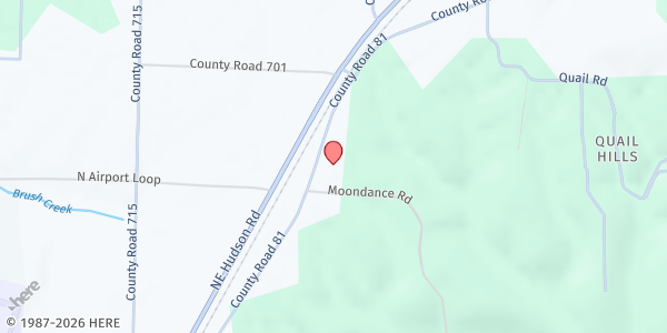 Map showing First Church of the Nazarene at 11260 N Old Wire Rd., Rogers, AR