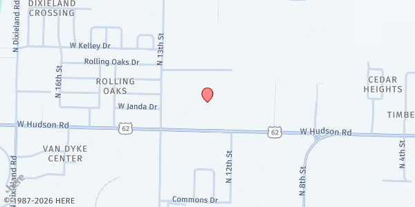 Map showing Samaritan Community Center - Rogers at 2910 S. 8th St., Rogers, AR