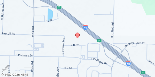 Map showing River Valley Food 4 Kids - Russellville at 3001 E H St, Russellville, AR