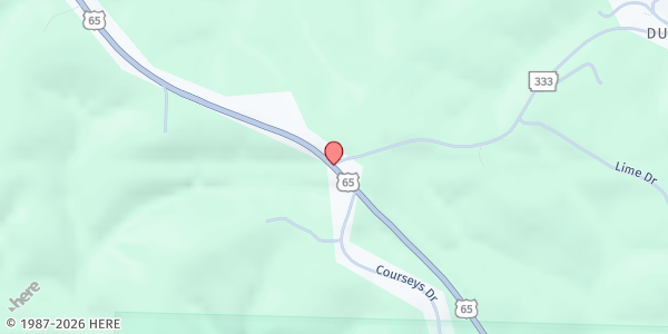 Map showing Zions Light Baptist Church - Food Pantry at 1148 AR-333, Saint Joe, AR