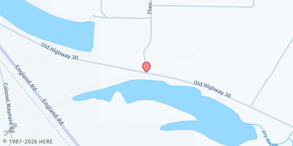 Map showing Pleasant Grove MBC- Scott at 15803 Old Hwy 30, Scott, AR