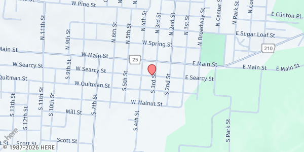 Map showing CAPCA- Community Action Program For Central Arkansas at 703 Marion St., Searcy, AR