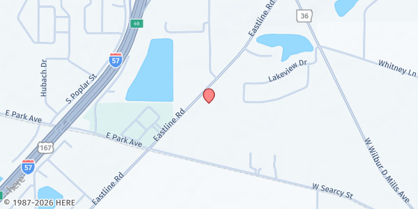 Map showing New Horizons International Inc- Searcy at 430 Eastline Rd, Searcy, AR