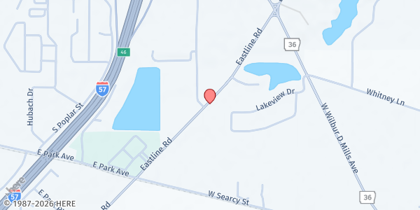 Map showing New Horizons International Ministries- Searcy at 404 Eastline Rd., Searcy, AR