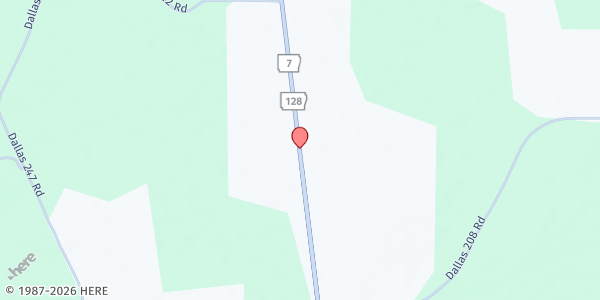 Map showing Centerpoint AME - Sparkman at 1437 Hwy. 7 N., Sparkman, AR