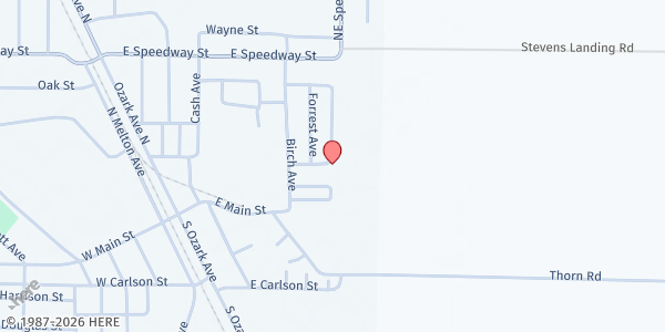 Map showing Trumann Food Pantry at 610 Walnut St, Trumann, AR