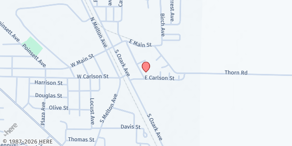 Map showing Trumann Senior Life Center at 351 Campbell Ave., Trumann, AR