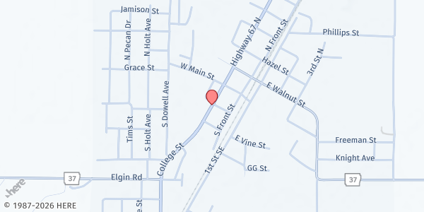 Map showing Every Child is Ours - Tuckerman at 201 Highway 367 N., Tuckerman, AR