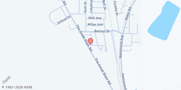 Map showing Turrell Fire Station at 209 Upshaw St., Turrell, AR