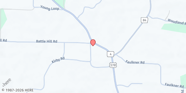 Map showing Umpire Seventh-Day Adventist Church at 164 School St., Umpire, AR