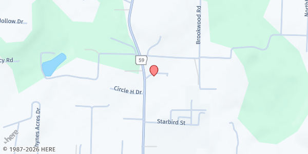 Map showing Van Buren Full Gospel/ag - Food Distribution Center at 3330 Kristi Ln, Van Buren, AR