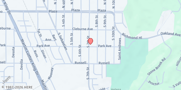 Map showing Church of The Living God at 201 Memphis, West Helena, AR