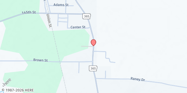 Map showing City of Wrightsville Food Pantry at 1302 Highway 365, Wrightsville, AR