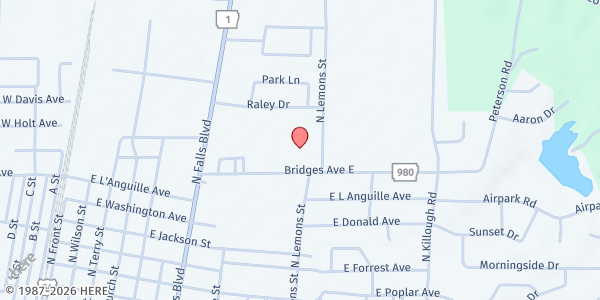 Map showing Wynne Church of Christ at 916 E Bridges Ave, Wynne, AR