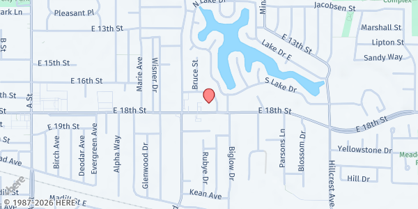 Map showing Golden Hills Mission Outreach - Senior Food Distribution at 525 E 18th St, Antioch, CA