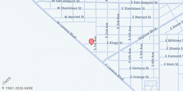 Map showing Avenal Rotary Club at 108 W. Kings St., Avenal, CA