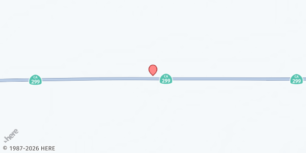 Map showing Big Valley 50 Plus at 125 Hwy 299 E, Bieber, CA