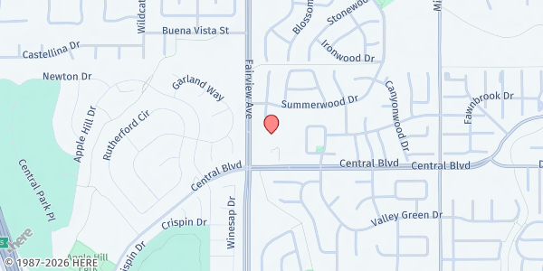Map showing Immaculate Heart of Mary SVDP - Food Distribution Center at 500 Fairview Ave, Brentwood, CA