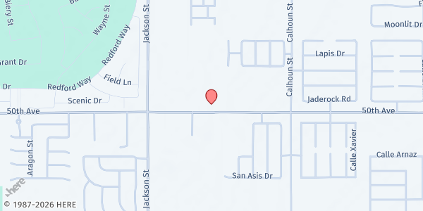 Map showing Centro Libre at 83246 Ave. 50, Coachella, CA