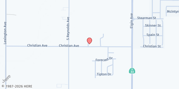 Map showing US Freedom Alliance at 8336 Christian Avenue, Dos Palos, CA